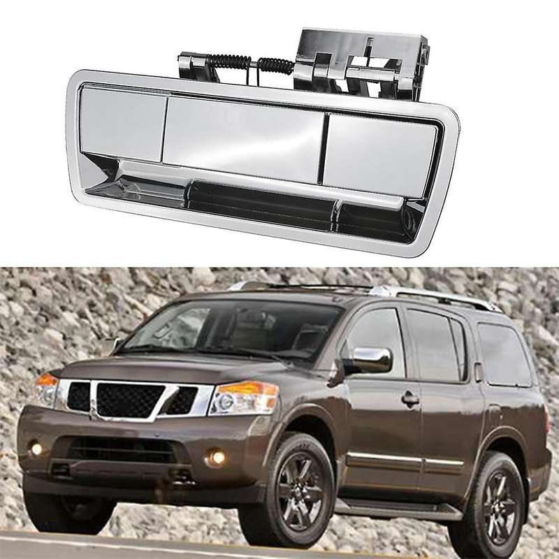 Car Rear Release Handle Assembly without Camera Hole for 2004-2013 90606-zz90e 90606-zq78a Chrome