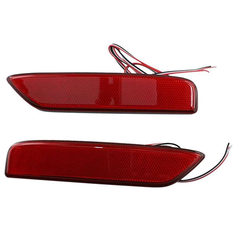 Car Rear Reflector Light Bumper Taillight Fog Light Brake Light for DELICR MINI Red