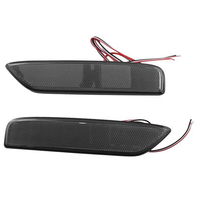 Car Rear Reflector Light Bumper Taillight Fog Light Brake Light for DELICR MINI Black