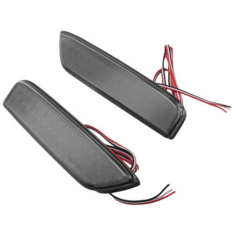 Car Rear Reflector Light Bumper Taillight Fog Light Brake Light for DELICR MINI Black