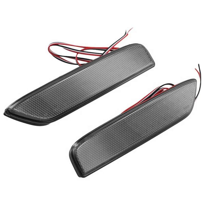 Car Rear Reflector Light Bumper Taillight Fog Light Brake Light for DELICR MINI Black