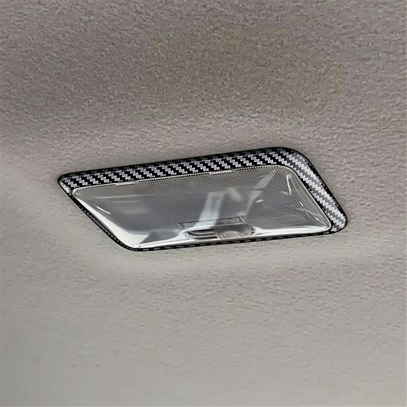 Car Rear Reading Light Trim Frame for SPACIA 2017-2022 Car Interior Accessories Carbon Fiber Pattern
