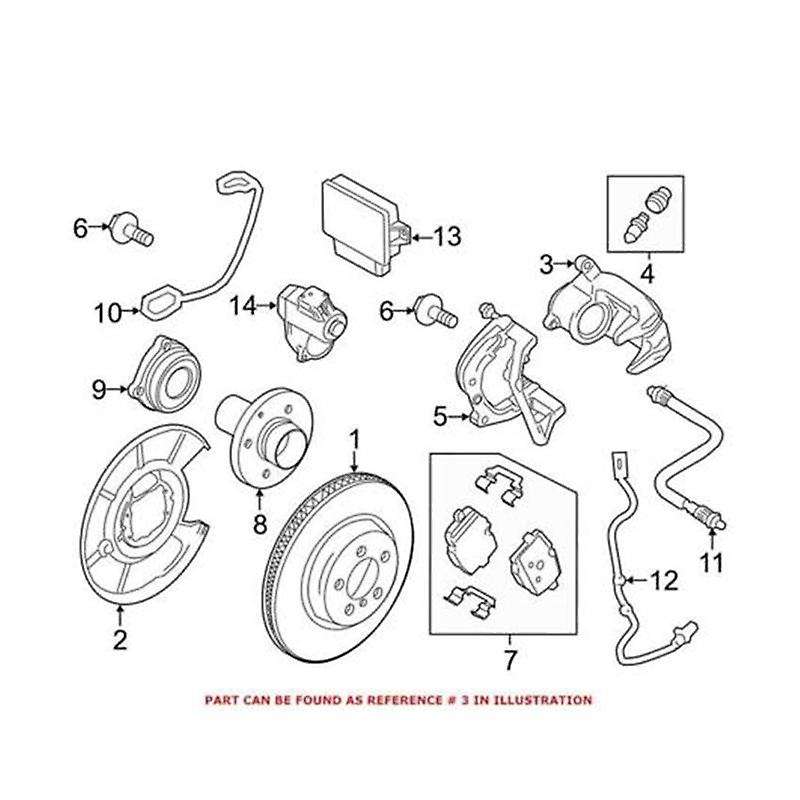 Car Rear Right Brake Caliper for F10 528I XDrive 535I Part Number 34216793042, 34216794618