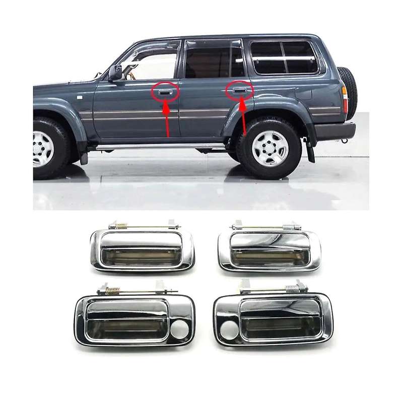 Car Rear Right Exterior Outside Door Handle 69240-60010 for Land Cruiser 80 Lc80 Fzj80 4500 1991-19