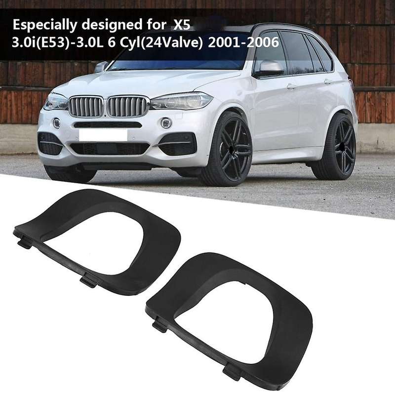 Car Rear Right Left Covering Trim Exhaust Pipe Tail Cover Bumper Cover Tail Pipe Car Covers for X5 E