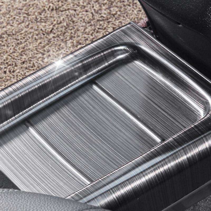 Car Rear Row Middle Bridge Pedal Partition Protection Covers Trim for E Class W213 2016-2019 304 Sta