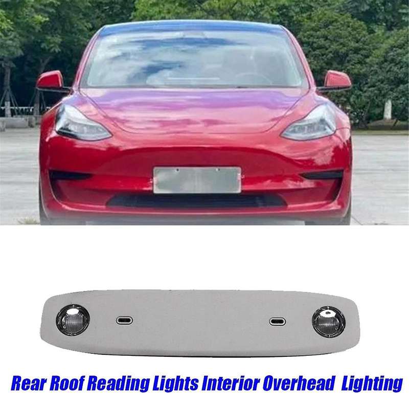 Car Rear Roof Reading Lights Interior Lighting 1092574-00-c for Model 3 2020-2023 Overhead Lighting