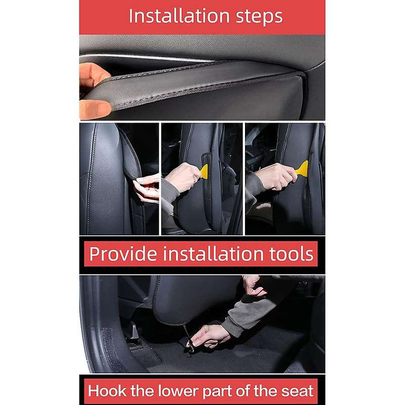 Car Rear Seat Anti-Kick Pad Seat Back Anti-Dirty Cover Seat Back Protection Cover for - B-Class W246