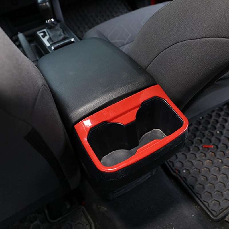 Car Rear Seat Armrest Cup Holder Panel Cover Trim for 2016-2020