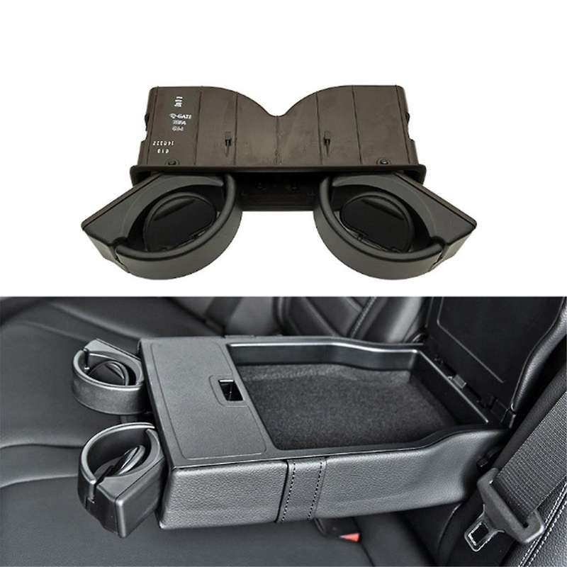Car Rear Seat Armrest Insert Drinks Cup Holder 0998100213 for C GLC CLASS W205 W253 W213 W222 Brown