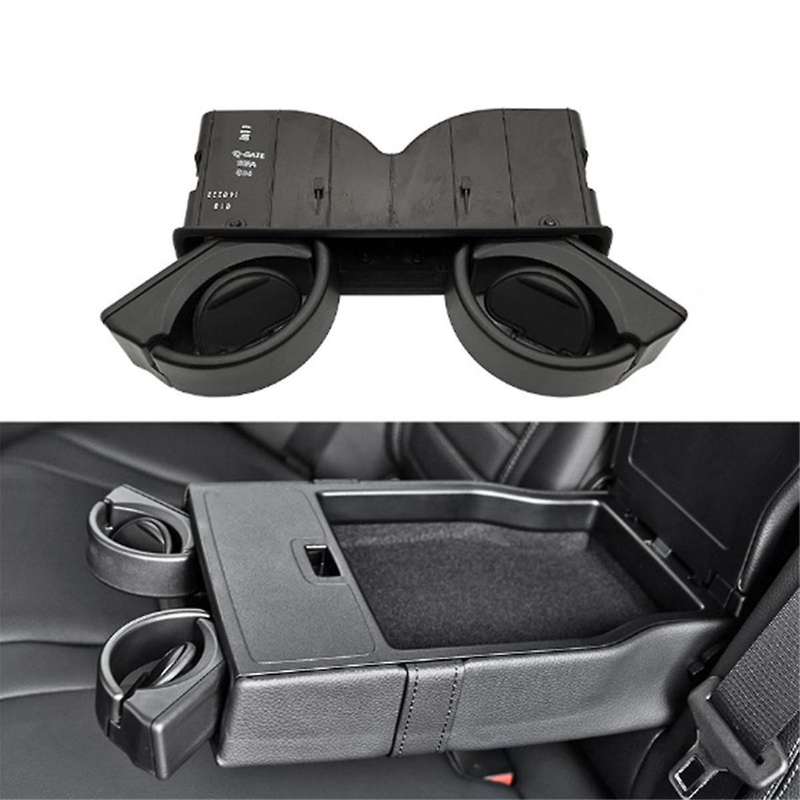 Car Rear Seat Armrest Insert Drinks Cup Holder 0998100213 for C GLC CLASS W205 W253 W213 W222 Brown