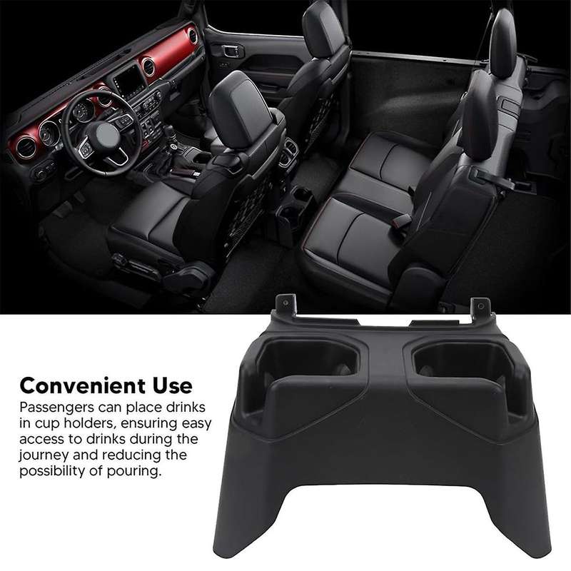 Car Rear Seat Floor Central Console Cup Drinks Holder 6BN67TX7AB 6BN67TX7AC for 2021-2023 Storage B