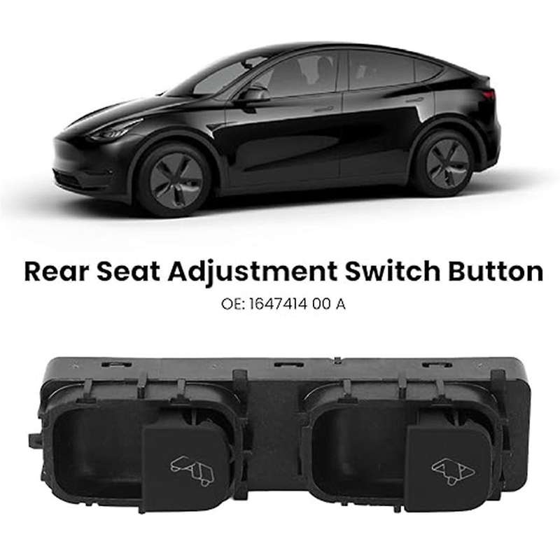 Car Rear Seat Control Switch Button 1647414-00-A for Model Y Rear Seat Adjustment Switch