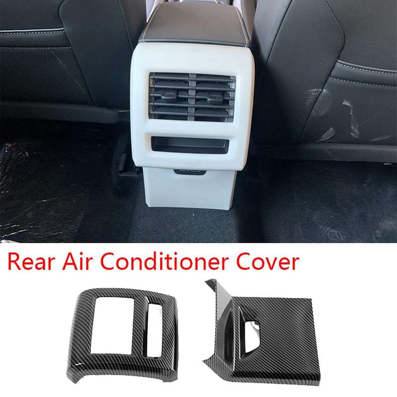 Car Rear Seat Console Air Conditioner Outlet Frame Cover Trim Decorative for Golf 8 MK8 2020 2021