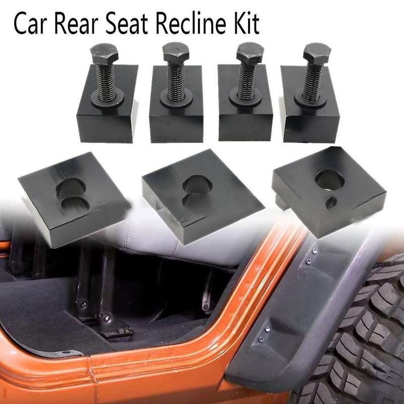 Car Rear Seat Recline Kit Mount Bolts Washers Set SUV Back Seat Spare Parts for JK JL4 Door 2007-201
