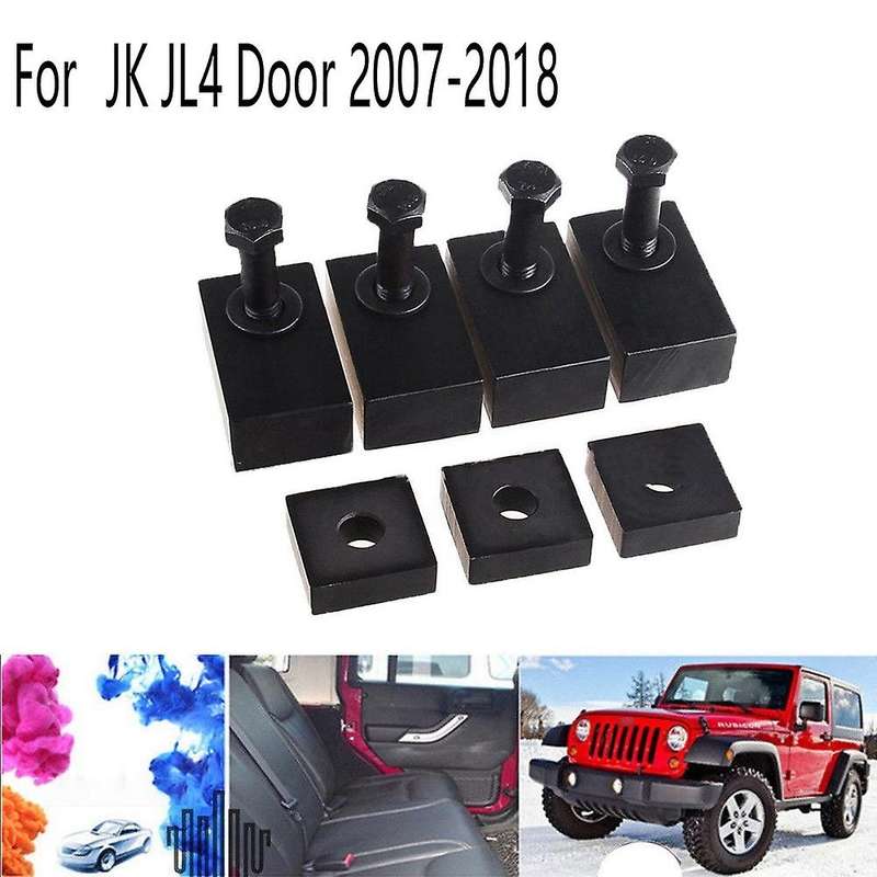 Car Rear Seat Recline Kit Mount Bolts Washers Set SUV Back Seat Spare Parts for JK JL4 Door 2007-201