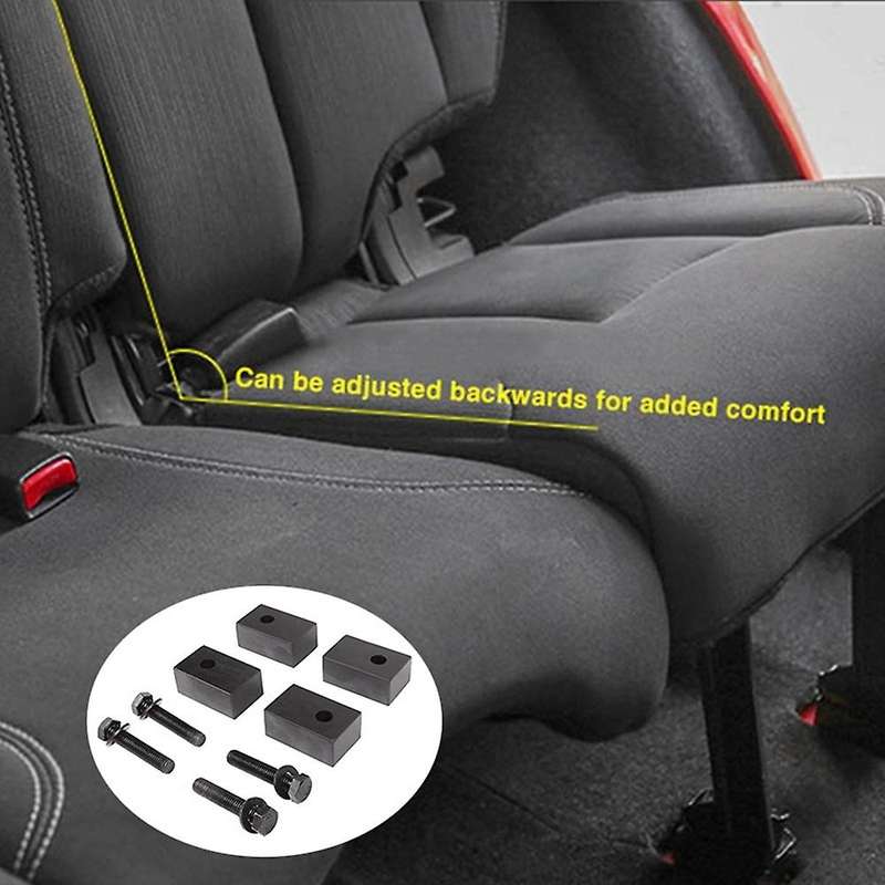 Car Rear Seat Recline Kit Mount Bolts Washers Set SUV Back Seat Spare Parts for JK JL4 Door 2007-201