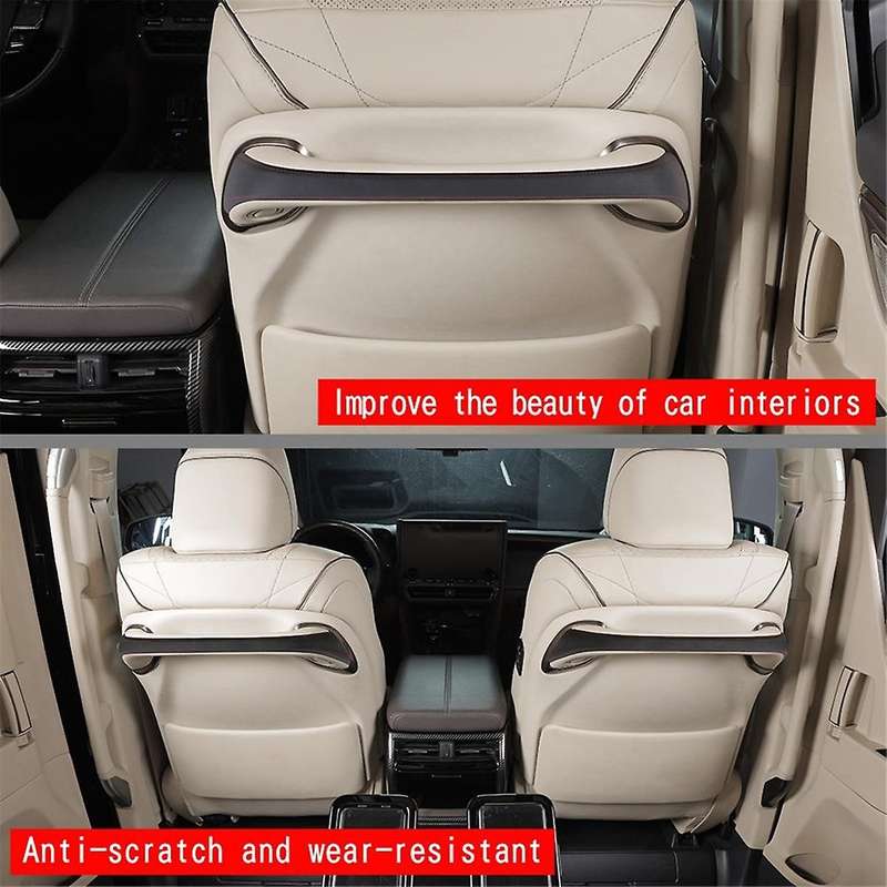 Car Rear Seat Handle PU Leather Trim Strip for ALPHARD/VELLFIRE 40 Series 2023+ Car Interior Access