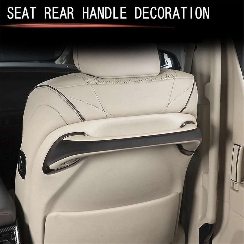 Car Rear Seat Handle PU Leather Trim Strip for ALPHARD/VELLFIRE 40 Series 2023+ Car Interior Accesso