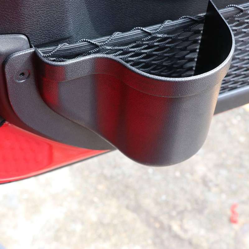 Car Rear Side Door Storage Box Black Tray for JL 2018-2020 Door Drinking Bottle Cup Holder