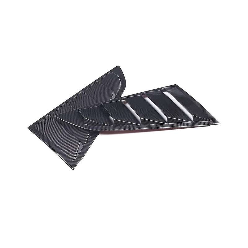 Car Rear Side Window Louvers for C7 2014-2019 Triangular Window Glass Blinds (abs Carbon Fiber)