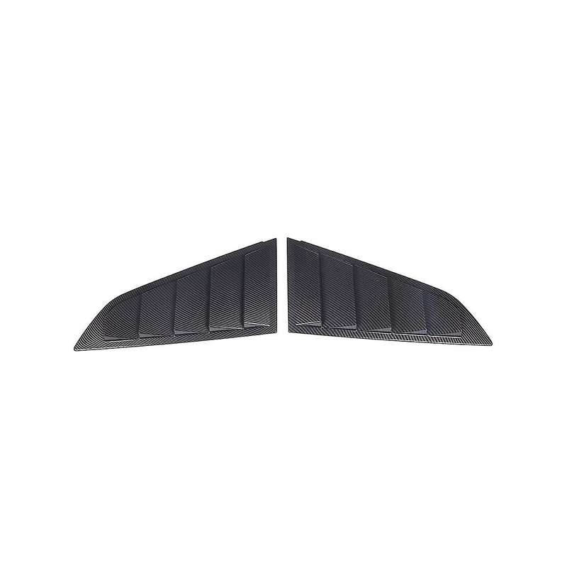 Car Rear Side Window Louvers for C7 2014-2019 Triangular Window Glass Blinds (abs Carbon Fiber)