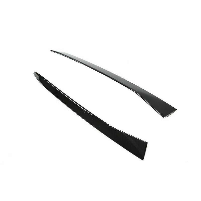 Car Rear Side Window Spoiler Wing Trims Glossy Black for X4 G02 2019 2020
