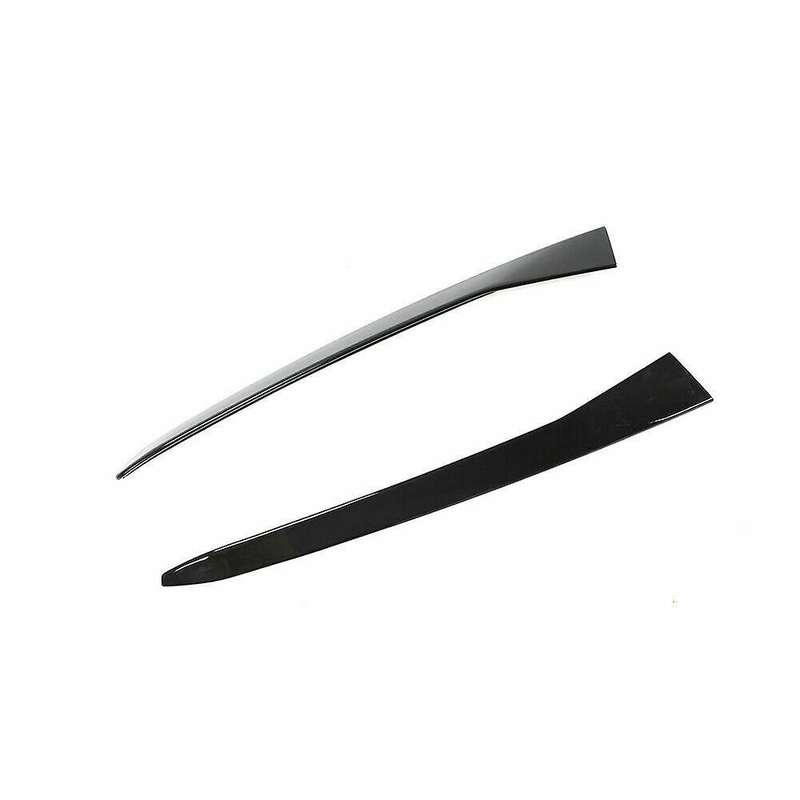 Car Rear Side Window Spoiler Wing Trims Glossy Black for X4 G02 2019 2020