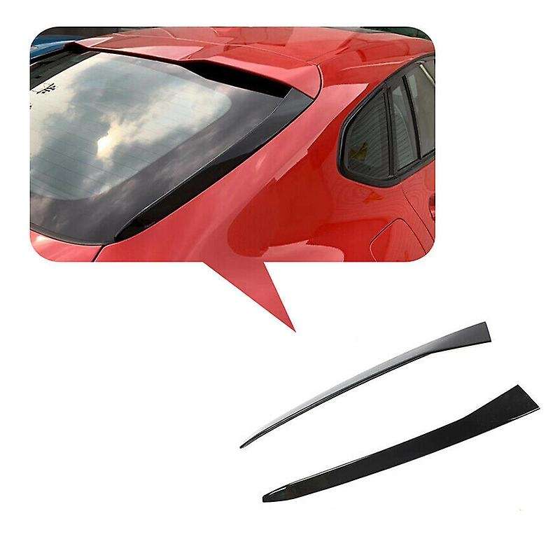 Car Rear Side Window Spoiler Wing Trims Glossy Black for X4 G02 2019 2020
