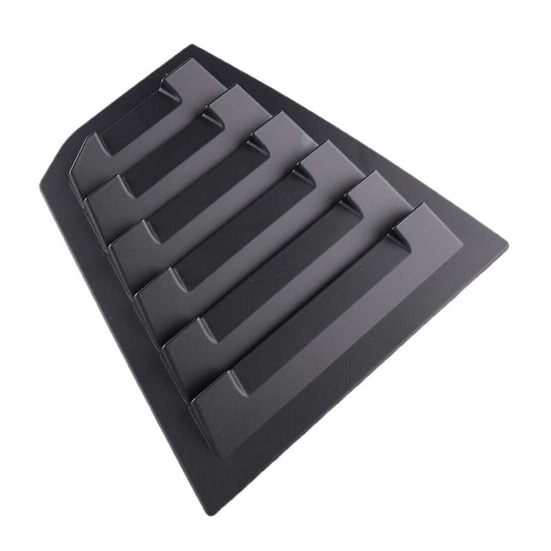 Car Rear Side Window Quarter Scoop Louver Shutter Cover Trim for 2017-2018