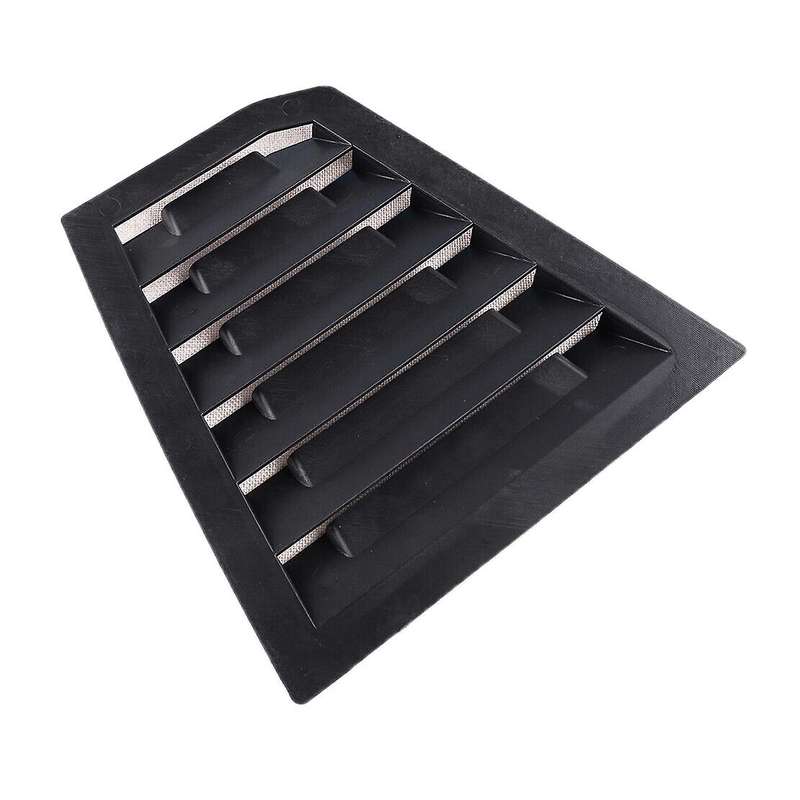 Car Rear Side Window Quarter Scoop Louver Shutter Cover Trim for 2017-2018