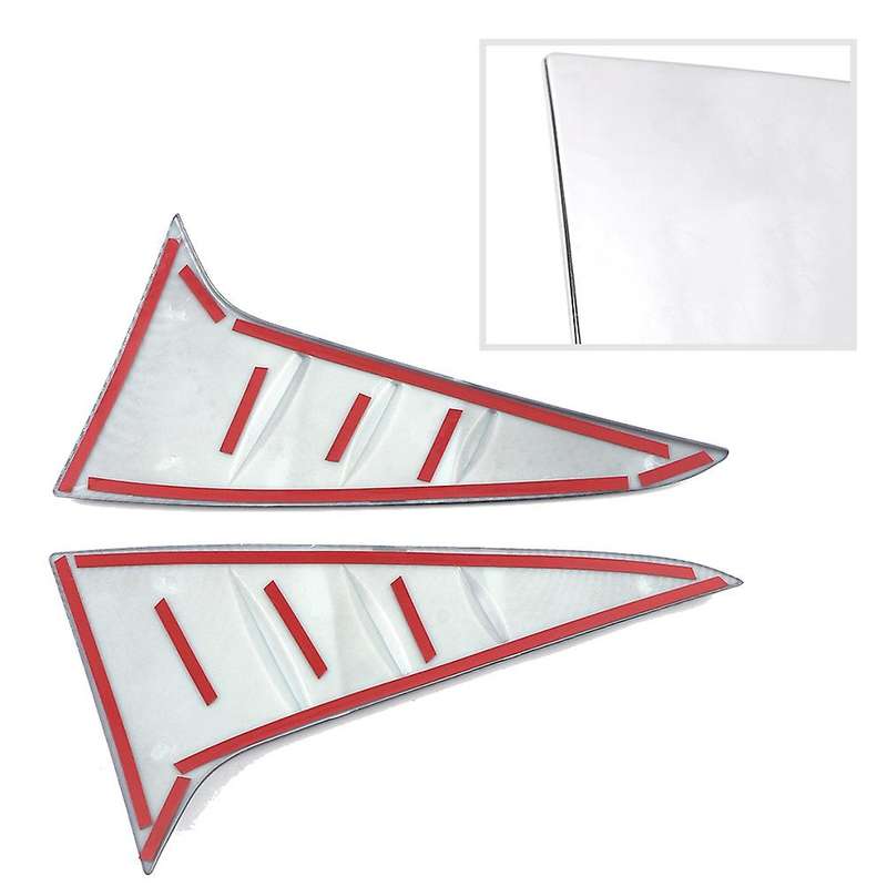 Car Rear Spoiler Side Window Trim Frame Sticker Cover Decoration for Sienna 2021 2022 Black