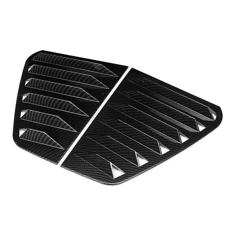 Car Rear Side Window Louvers, for Golf 7 R 7 7.5 2013-2020 Racing Style Window Blinds Scoop Cover Ca