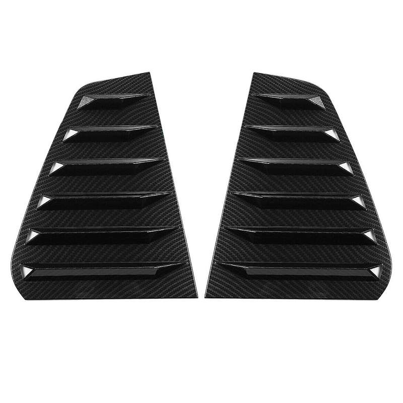 Car Rear Side Window Louvers, for Golf 7 R 7 7.5 2013-2020 Racing Style Window Blinds Scoop Cover Ca