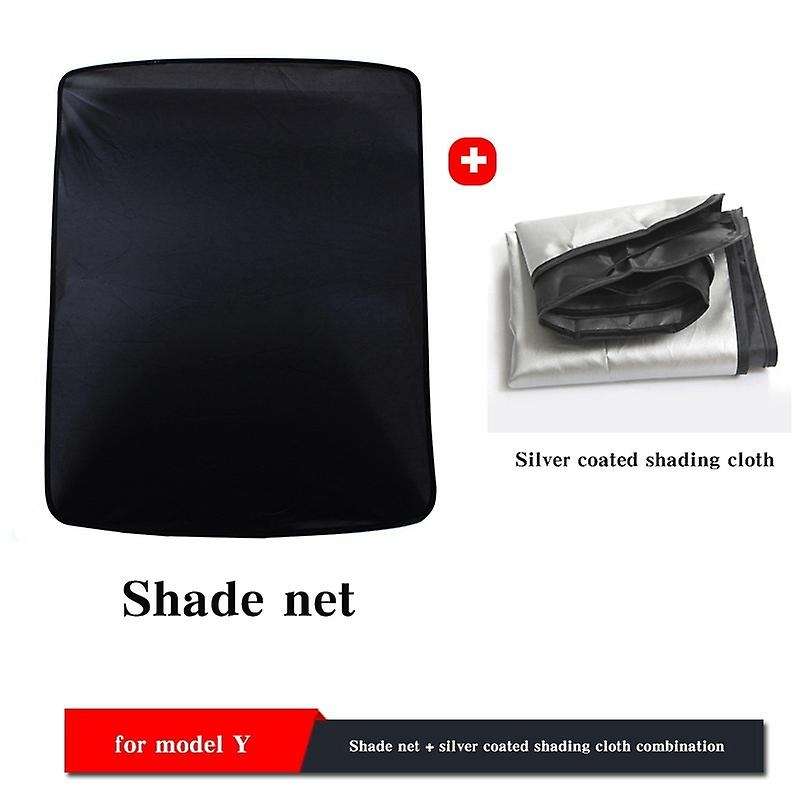 Car Rear Sun Visor Roof Glass Sunshade UV Block Skylight Shades Protector for Model Y Accessories