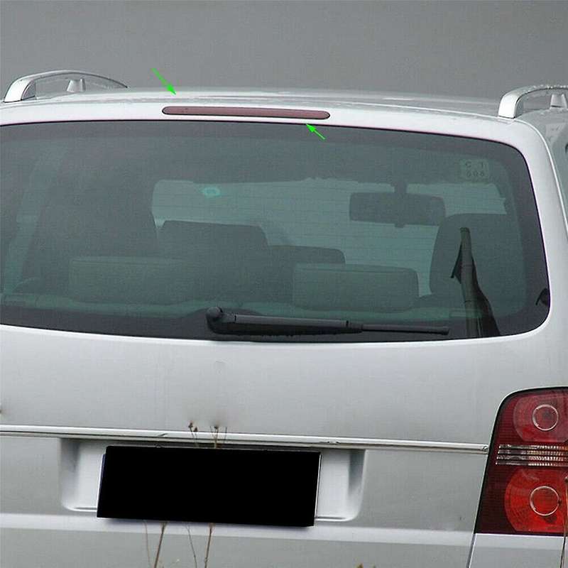 Car Rear Stop Brake Light Smoke Grey Center LED for 2003-2010 1T0945097A