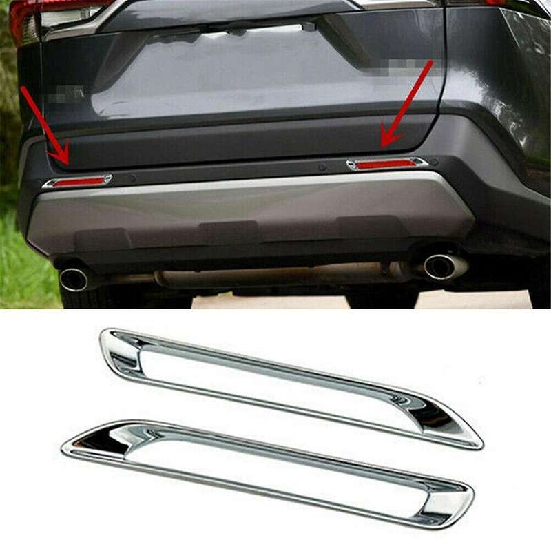 Car Rear Tail Fog Light Lamp Frame Trim Cover Sticker for 2019-2024