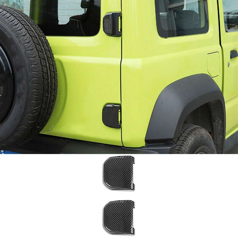 Car Rear Tail Door Hinge Decoration Cover Stickers for Jimny JB74 2019 2020 2021