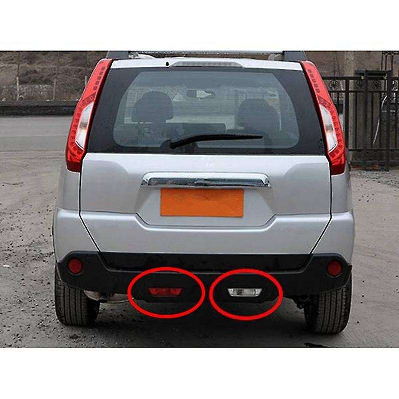 Car Rear Tail Bumper Reflector White Clear Fog Lamp Light for 08-13 Red