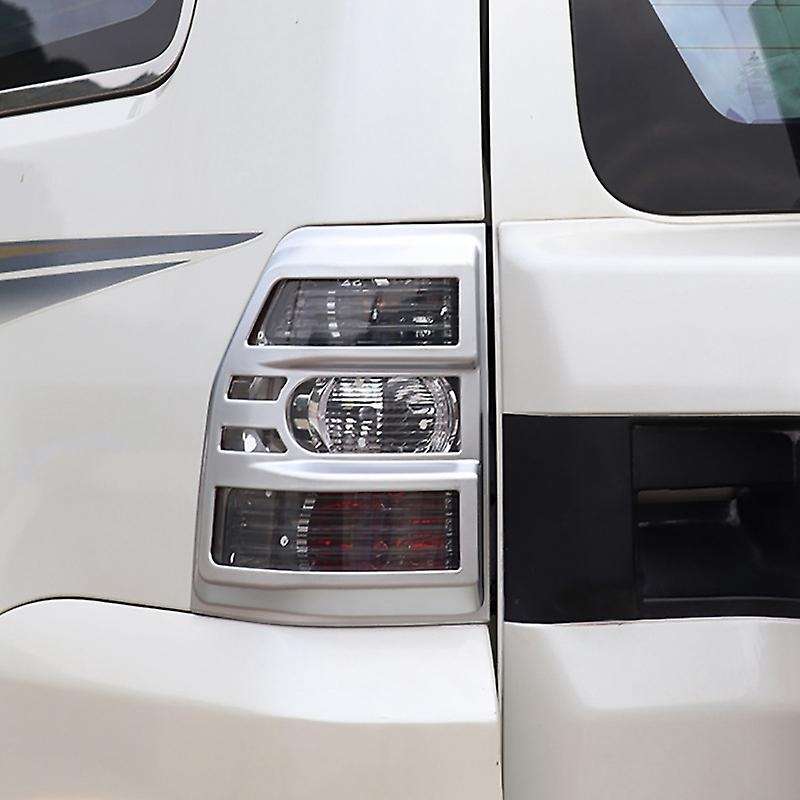 Car Rear Tail Light Lamp Cover Trim for 2007-2019 Brake Light Protection Decoration Silver