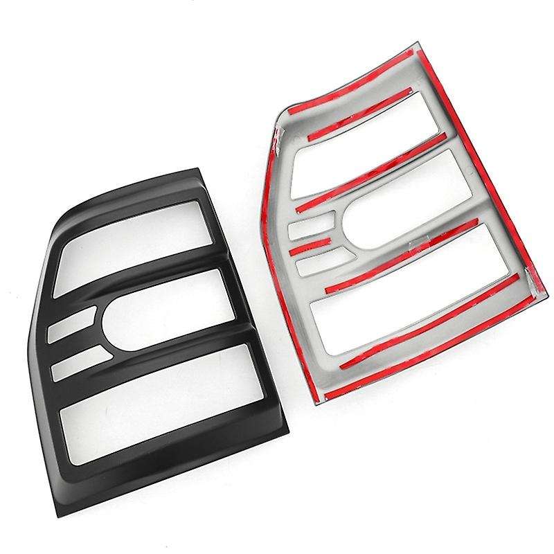 Car Rear Tail Light Lamp Cover Trim for 2007-2019 Brake Light Protection Decoration Silver
