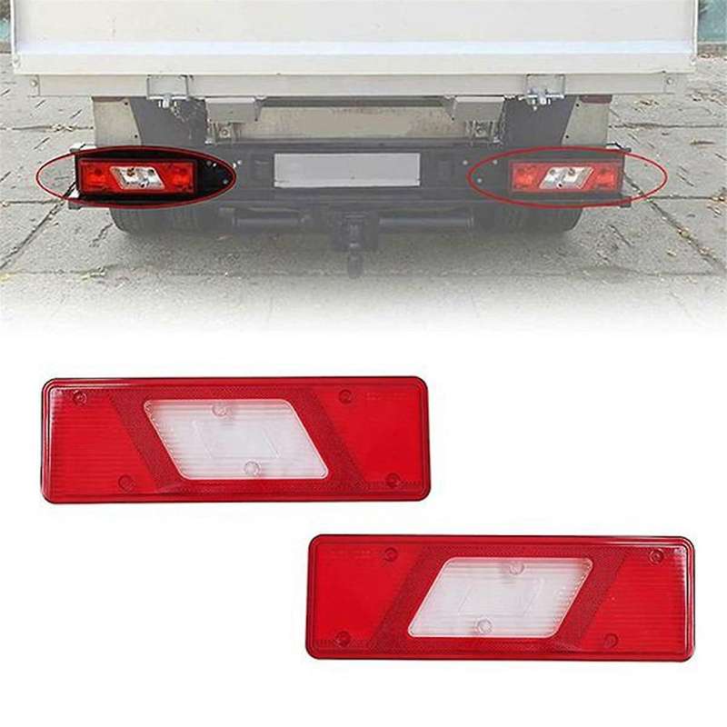 Car Rear Tail Light Cover Signal Lamp Shell for Transit Mk8 2014-2023 1831334 1831256