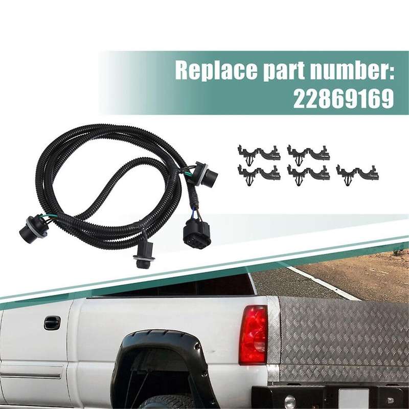Car Rear Tail Light Lamp Harness Socket Wire 22869169 for 1500 2500 3500 2014-2015