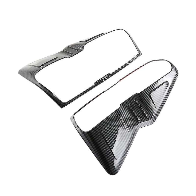 Car Rear Tail Light Lamp Decoration Cover Trim for D-Max 2019-2022 Frame Carbon Fiber