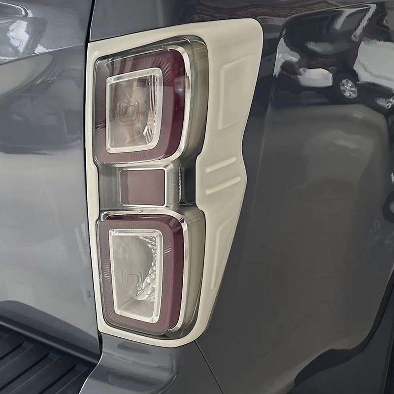 Car Rear Tail Light Lamp Decoration Cover Trim for D-Max 2019-2022 Tail Light Frame Matte Black