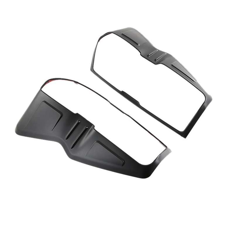 Car Rear Tail Light Lamp Decoration Cover Trim for D-Max 2019-2022 Tail Light Frame Matte Black