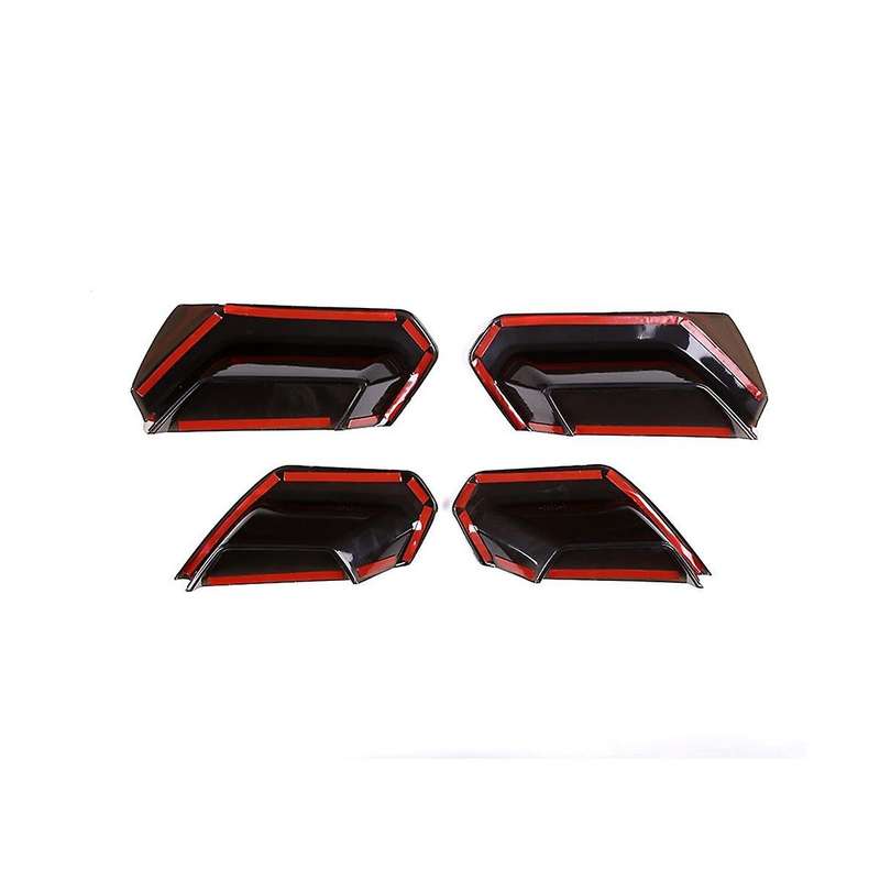 Car Rear Tail Light Rear Fog Blackout Cover Trim Sticker Tail Light Cover for C7 2014-2019