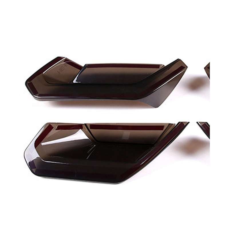 Car Rear Tail Light Rear Fog Blackout Cover Trim Sticker Tail Light Cover for C7 2014-2019
