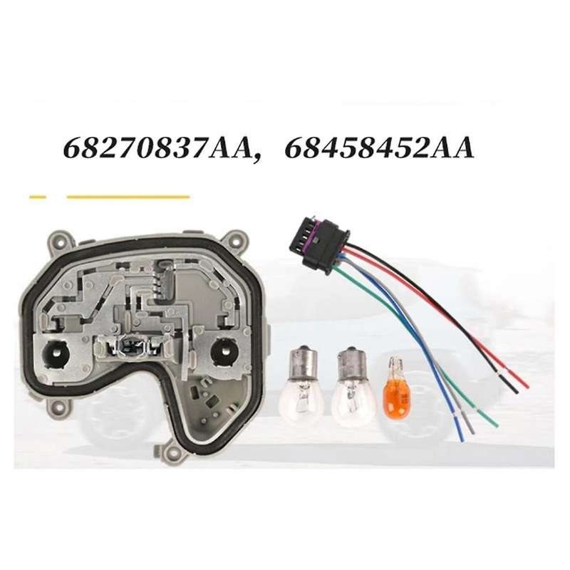 Car Rear Taillight Circuit Board Tail Light Base with Light Bulb 68270837AA 68270892AA for 2015-2023