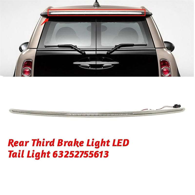 Car Rear Third White Stop Lamp Led Tail Light 63252755613 for Mini R55 2006-2014 High Mounted Brake